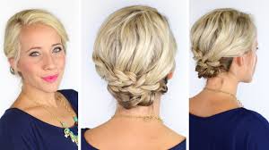 Next, we have a super chic hairstyle. Bohemian Braids For Short Hair Diy Youtube
