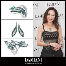 Michelle yeoh is a malaysian actress who has risen to fame with her regular performances during the 1990s in many hong kong action movies, and is best known. Damiani Impressive Tan Sri Michelle Yeoh Was The Celebrity Guest At The Masterpiece Couture Event In Singapore She Was Chic And Sophisticated In Damiani Masterpiece Shirodara Necklace And Peacock Earrings Bracelet