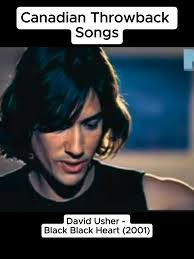 Canadian Music Throwback: David Usher's Black Black Heart