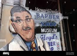 Small town barber hi-res stock photography and images