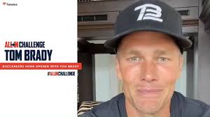 Tom Brady is joining the #AllInChallenge!