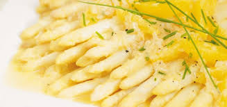 White Asparagus With Orange Beurre Blanc Ricardo Recipe Asparagus Recipe Ricardo Recipe Vegetable Tart