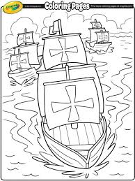 Maria trolle coloring book colored by a ton of colors. Nina Pinta And Santa Maria Coloring Page Crayola Com