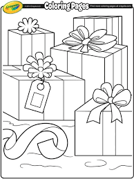 Each printable highlights a word that starts. Christmas Packages Coloring Page Crayola Com