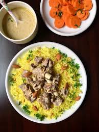 Jordanian Mansaf Lamb Meat Cooked In Jameed Sauce Recipe Mansaf Jordanian Food Cooking Meat