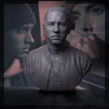 3d Printed Statue of Eminem