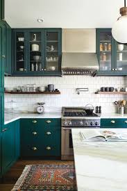 We Are Incredibly Excited To Share That One Of Our Projects Was Featured In The April Issue Of Sunset M Dark Green Kitchen Green Kitchen Cabinets Green Kitchen