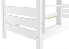 They are the ultimate space savers as they allow more room for study or play. Solid White Bunk Bed 90x200 For Adults Also With Slats And Third Bed Drawer 60 16 09wt80s7 Ceres Webshop