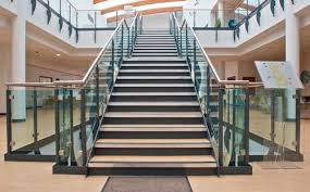 Concrete steps — stair design & standard height. Straight Staircase Queens Medical Canal Engineering Contemporary Metal Frame Concrete Steps