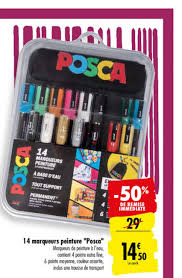 Maybe you would like to learn more about one of these? Offre 14 Marqueurs Peinture Posca 50 De Remise Immediate Chez Carrefour