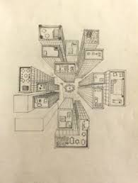 Birds Eye View City Drawing Easy Bird S Eye View Drawing City Perspective Perspective Drawing Perspective Art City Drawing