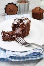 Moelleux Au Chocolat Oder Schokoladen Tortchen Mit Flussigem Kern Moelleux Au Chocolat Tarte Au Chocolat Moelleux