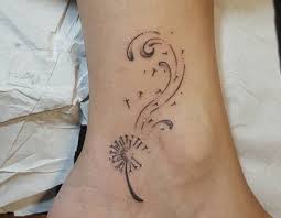 Weitere ideen zu tätowierungen, fußtattoo, tattoo ideen. Pusteblume Tattoo Design Am Knochel Tattoomotive Net