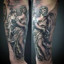 Angel fighting demon images angels and demons sleeve tattoo. Top 103 Guardian Angel Tattoo Ideas 2021 Inspiration Guide