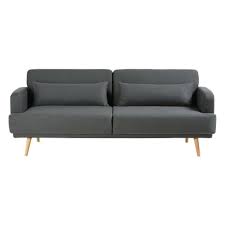 Altezza 85 x larghezza 210 x profondità 145. Divano Trasformabile 3 Posti Grigio Maisons Du Monde Schlafsofa 3 Sitzer Sofa Sofa