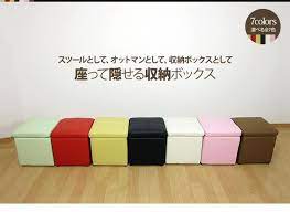 楽天市場 送料無料 スツール 収納付き ボックススツール 収納スツール オットマン 腰掛け 合成皮革 合皮 レザー 収納box レッド グリーン ブラック ピンク コンパクト 収納付きスツール 収納付きオットマン 座れる 蓋付き 収納家具 リビング 子供部屋 収納ボックス