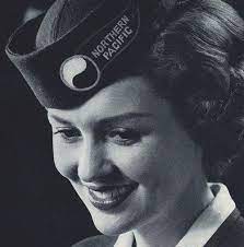 1950s Unlimited Northern Pacific Railway C 1960s Ad Detail Working Woman Stewardess Vintage