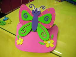 Mariposa Viseras En Foami Decoracion Bebe Primavera