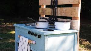 Get pallets in hand and follow the instruction of this diy pallet outdoor kitchen plan to build your own one as a separate outdoor recreational place where you can start the. Mud Kitchen Diy From Pallets Drawers The Carpenter S Daughter
