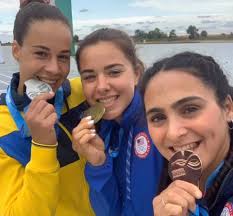 TEAM USA 🇺🇸 AND TEAM CHILE 🇨🇱 SHINES AT THE WORLD CUP ICF CANOE SPRINT  SZEGED 2020 Nevin Harrison wins the Gold medal 🥇 and María José Mailliard  the bronze medal 🥉