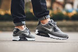 Nike Air Max 90 Leather Tumbled Grey Eu Kicks Sneaker Magazine Nike Air Max Nike Air Max 90 Nike Air Max 90 Mens