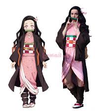 Despite never being formally trained, nezuko's naturally enhanced physical strength allows her to easily fight against demons, however, due to being untrained, nezuko instead relies on simply kicking her opponents or overwhelming. Demon Slayer Nezuko Kamado Cosplay Costumes