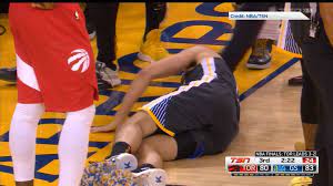 June 15, 2019 12:27 p.m. Klay Thompson Leaves Game 6 With Apparent Knee Injury Globalnews Ca