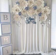 Craftriver Diy Crafts And Projects Ideas Baby Shower Flowers Baby Shower Backdrop Baby Shower Diy