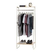 Designed with a hang bar and 1 shelf. Clothing Racks Portable Closets Target