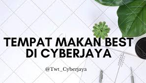 Check spelling or type a new query. Cyberjaya Info On Twitter Thread Tempat Makan Best Di Cyberjaya Banyak Tempat Makan Yang Best Di Cyberjaya Kalau Nak Dibandingkan 5 10 Tahun Lepas Kami Kongsikan Tempat Makan Best Di Cyberjaya Ni Berdasarkan