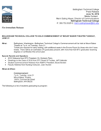 Bellingham Technical College Press Release June 16 2016 Media