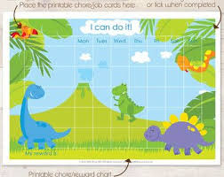 dinosaur reward chart toddler reward chart reward chart