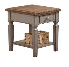 Available with 3 drawers or 1 roomy cabinet, these tables provide practical storage space in the playroom, nursery, or bedroom. Barnwell Solid Wood End Table