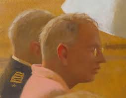 I did a small version first, with just one side of the gate open. I later  did a second version with the gate wide open, so that he could think about  just