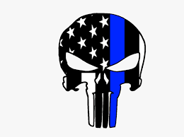 You'd recognize the iconic punisher's skull logo anywhere. Punisher Svg Leo Blue Line Punisher Skull Svg Hd Png Download Transparent Png Image Pngitem