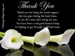 Expressing your thanks for a sympathy card can often feel overwhelming. Funeral Thank You Notes 365greetings Com