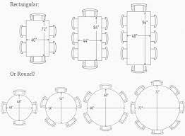 Choosing the right dining table size is important in creating visual balance in a room, allows for good flow of traffic around the table and also to creates a comfortable dining experience. 20 Dining Room Design Ideas Dining Table Sizes Round Dining Room Table Dining Table Dimensions