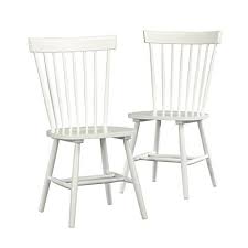Sauder 416568 White Finish Cottage Road Spindle Back Chai Https Www Amazon Co Upholstered Dining Side Chair Side Chair Dining Room Farmhouse Dining Chairs