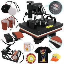 6 In 1 Combo Heat Press T Shirt Hat Cap Mug Digital Transfer Sublimation Machine Walmart Com Walmart Com