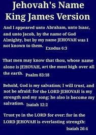Where To Find Jehovah S Name In The King James Version Of The Bible Jehovah Names Jehovah Bible Truth