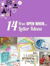 As the card creator you can complete the card, including the appropriate delivery date. 14 Free Printable Open When Letters Ideas By Anne Marie M Nassif Open When Letters Open When Open When Letters For Boyfriend