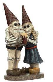 Maybe you would like to learn more about one of these? Amazon Com Design Toscano Qm14018 Zombie Gnome Bones And Brew Skeleton Graveyard Gnomes Garden Gnome Statue Full Color Garden Outdoor