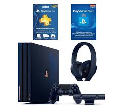 Playstation 4 Pro 500 Million Ultimate Bundle Translucent Blue 2tb Sony Ps4 Playstation Ps4 Ps4 System