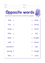 Opposite meaning, definition, what is opposite: Opposite Words Interactive Activity For Ensino Fundamental