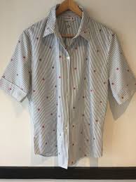 Basler Cotton Shirt Size 12 Stars And Stripes Vvgc Fashion