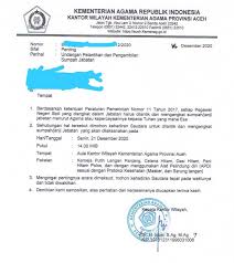 Surat undangan adalah sebuah surat yang dikeluarkan baik oleh pribadi maupun lembaga atau perusahaan yang ditujukan kepada pihak yang bersangkutan dengan isi untuk mengundang mereka contoh surat undangan organisasi acara pentas seni. Senin Kemenag Aceh Kembali Mutasi Pejabat
