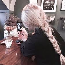 Black And Platinum Hair Aesthetic Pin On Pretty Things Pin Any Thing