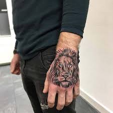Hand Lion Tattoo El Ustu Aslan Dovmesi Aslan Dovmesi Hayvan Dovmeleri Tattoo