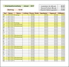 Vorlagen für privat, gewerbe und kleinunternehmen. Stundenzettel 2019 Herunterladen Pusofapbou