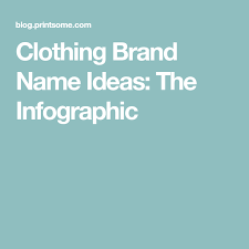 Clothing Brand Name Ideas For British Designers The Infographic Clothing Brand Clothing Line Names Brand Names